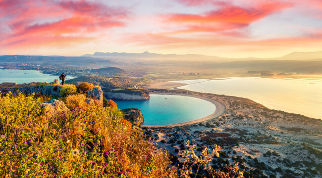 Photographer,Take,A,Picture,Of,Spring,View,Of,The,Voidokilia