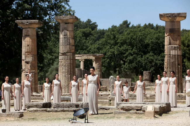 Olympia,,,Greece,,May,9,,2012:,High,Priestess,,The,Olympic