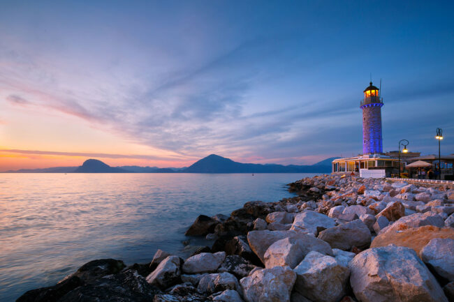 Lighthouse,In,Patras,,Greece.